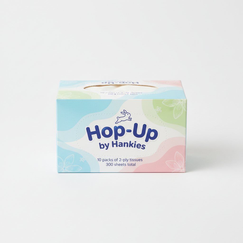 Custom Hop-Up by Hankies 10x2PLY 300 Sheets